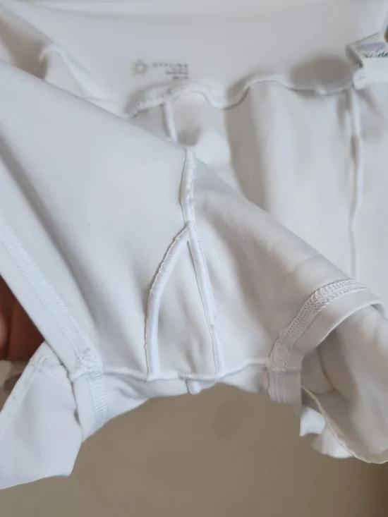 Aerie Crossover Flowy Skirts Lot in White, Light Blue, Cream - Picture 6 of 10